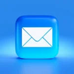 Blue email envelope icon, illustrating Shopify email marketing flows