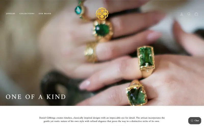 Home page of the Daniel Gibbings website